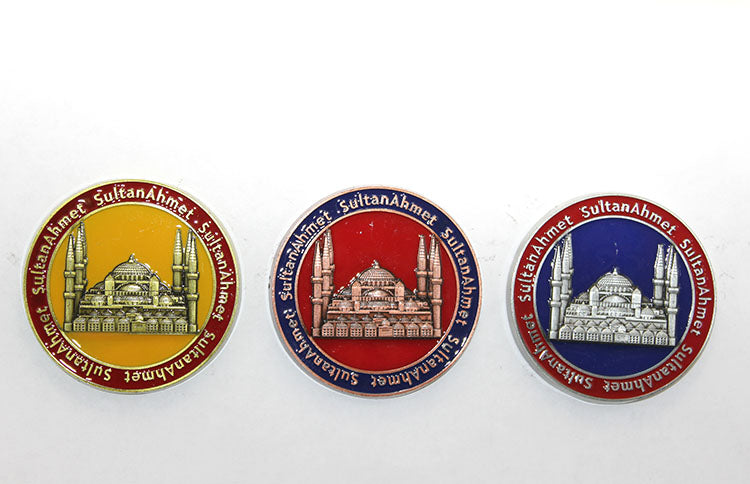 Yöresel Sultanahmet Magnet Yuvarlak Tasarım