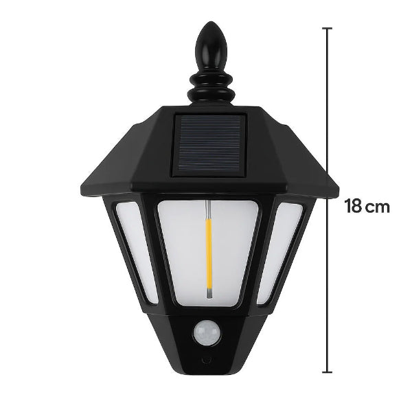 2'li Solar Cob Led Sensörlü Duvar Lambası