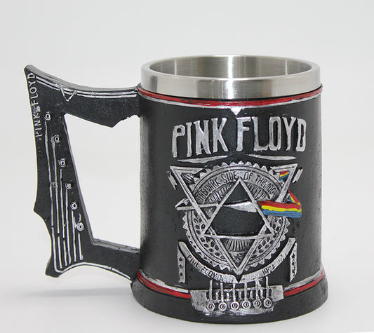 Pink Floyd Tasarım Kupa Bardak - 3D Kabartmalı -  Paslanmaz Çelik