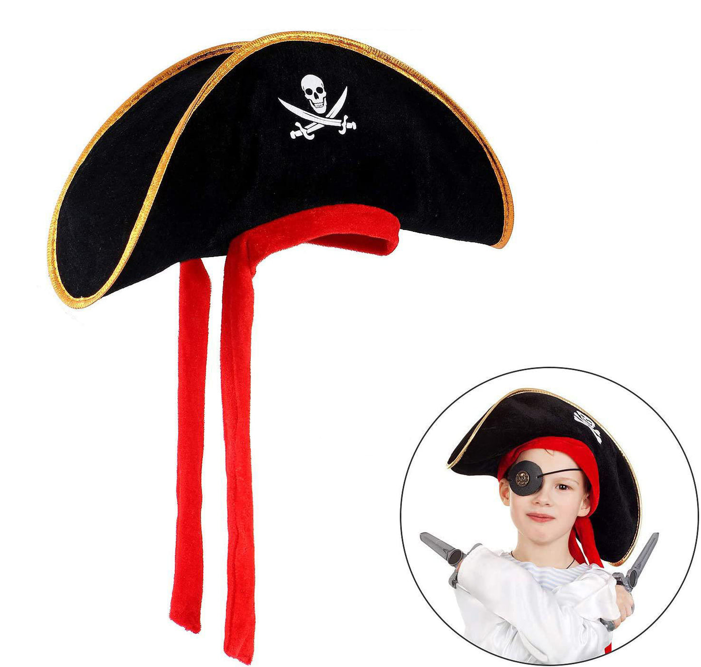 Jack Sparrow Çocuk Kadife Şapka