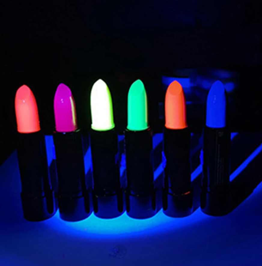 Karanlıkta Parlayan Neon Ruj Seti
